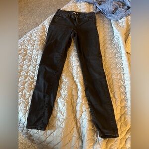 Old Navy Rockstar Jeans Womens 10 Tall Black Cotton Denim Skinny Stretch
